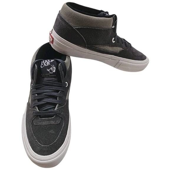 VANS ~Woman 8; Men\'s 6.5~ Half Cab Pro Periscope/Drizzle Grey White Sneakers NEW main image 14